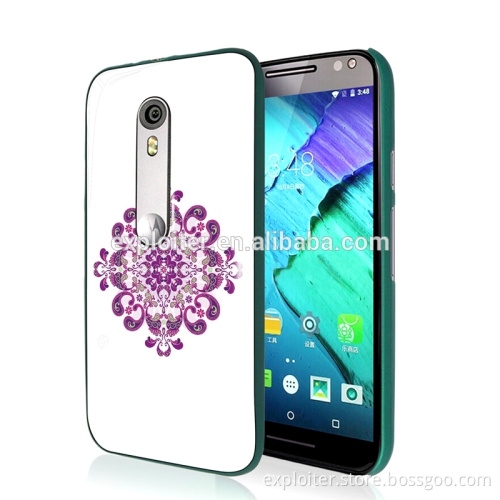 Exploiter design your own 5 inch cell phone case for moto g3 back case